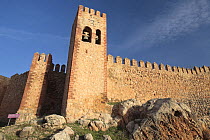 The bell tower at Castle of Molina de Aragón, Guadalajara, Spain