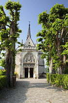 Tomb of Leonardo da Vinci at the Castle of Amboise in the Loire Valley, France