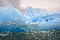 Large blue iceberg floating off the western Antarctic peninsula, Southern Ocean