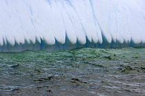 Edge of an iceberg floating off the western Antarctic peninsula, Southern Ocean