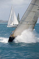 Clive R Llewellyn's Grand Soleil 50 "Mad lV" during Antigua Race Week 2008. Day 2, halfway round the Island Race, Dickenson Bay to Falmouth anti clockwise.
