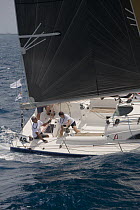 "Sonadio lll" Archambault 40 during Antigua Race Week 2008. Day 2, halfway round the Island Race, Dickenson Bay to Falmouth anti clockwise.