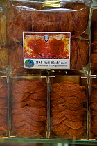Red Birds Nest for sale in Chinese Herbal Medicine Market, Hong Kong, China