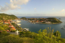 View of a harbour, St Barts
