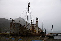 An old whaling ship at Grytviken, South Georgia, February 2007