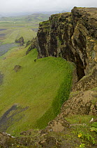 Volcanic landscape at Dyrhólaey near Vik, south Iceland
