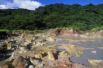 Solfatara - fumarole that emits sulphurous gases, Rincon de la Vieja NP, Costa Rica