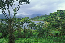 View of Arenal lake (reservoir), Costa Rica