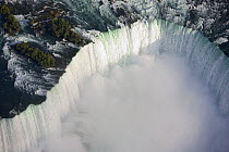 Aerial view of  "American Falls / Horseshoe Falls", Niagara Falls, North America