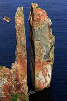 Quida Stacks in Ronas Voe, Shetland Islands, Scotland, UK
