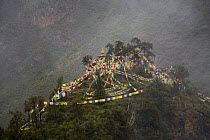 Holy hill near Dargye, Sichuan Province, China, Tibet. Part of the Biodiversity hotspot Southeast China mountains