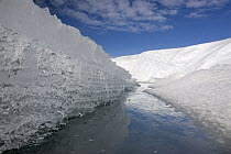 Melting ice and icebergs, Antarctica