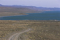 Track along the shore of Lake Turkana, Kenya, 2006