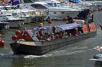 Visitors take a tour on the "Redshank" during Bristol Harbour Festival, August 2008