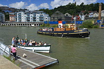 Tug "John King" passing the Marina ferry stop, Bristol Harbour Festival, August 2008