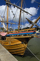 Replica of John Cabot's "Matthew" moored at the Bristol Harbour Festival, UK