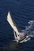 Pen Duick under sail, Douarnenez Maritime Festival, France, July 2008