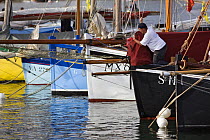 Boats in Port de Rosmeur, Douarnenez Maritime Festival, France, July 2008