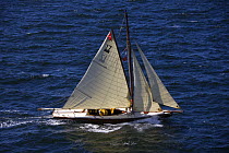 Cutter "Phoebus II" under sail, Douarnenez Maritime Festival, France, July 2008
