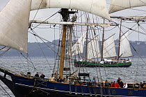Three masted barque "Earl of Pembroke" at the Douarnenez Maritime Festival, France, July 2008