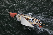 Tuna boat "La Vieux Copain" under sail, Douarnenez Maritime Festival, France, July 2008