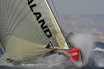Team New Zealand racing "Emirates" yacht at the Luis Vuitton America's Cup Act 1, Marseille 2004