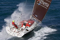 Erwan Tabarly aboard Figaro yacht "Athema", March 2008