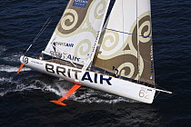 Skipper Armel le Cleac'h on his monohull 60ft "Britair" yacht, Artemis Transatlantic 2008