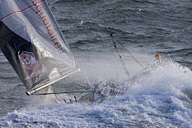 Yacht in heavy seas during Figaro Challenge, March 2008
