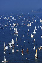 Fleet enters Brest for the Douarnenez Maritime Festival 2000