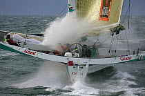 Trimaran "Geant" during Transatlantic Jacques Vabre race, 2005