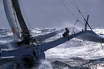 "Rexona" practice sailing for Route du Rhum, Port la Foret, France, October 2002