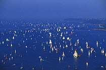 Fleet enters Brest, Douarnenez Maritime Festival, France 2000