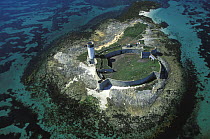 Fort on Ile Cigogne in the Glenan Archipelago, Finistere, France