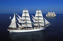 Three masted barque "Statsraad Lejmkeul", France