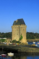 Castle on the shores of Saint Malo, Brittany, France