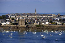 Saint Malo from the sea, Brittany, France