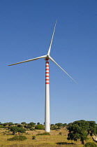 Wind turbine, Sardinia, Italy