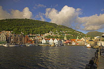 The City of Bergen accross the water, Norway