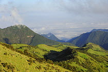 View from east slopes of Pichincha Volcano, Quito, Ecuador, Andes, South America, January 2008