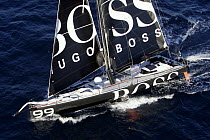 Open 60ft monohull "Hugo Boss", skippered by Alex Thompson, Barcelona World Race, November 2007