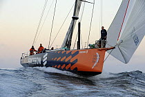 "Ericsson 3" finishing third on leg one of the Volvo Ocean Race into Cape Town, November 2008. For EDITORIAL USE only. 10th Volvo Ocean Race, 2008-09.