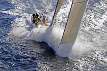 Team Russia finishing sixth on leg one of the 10th Volvo Ocean Race 2008-2009, Cape Town, November 2008. For EDITORIAL USE only.