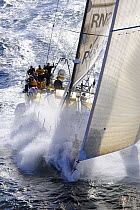 Team Russia finishing sixth on leg one of the 10th Volvo Ocean Race 2008-2009, Cape Town, November 2008. For EDITORIAL USE only.