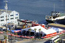Puma base in Cape Town, after leg one of the 10th Volvo Ocean Race 2008-2009, November 2008. For EDITORIAL USE only.