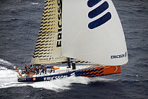 "Ericsson 3" starting leg one of the 10th Volvo Ocean Race 2008-2009, Alicante, Spain, October 2008. For EDITORIAL USE only.