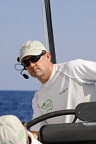 "Green Dragon" skipper Ian Walker during in-port race training in Alicante, Spain, for the 10th Volvo Ocean Race 2008-2009. For EDITORIAL USE only.