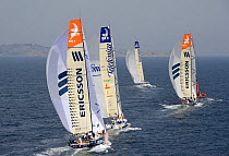 Practice race for the first inport race in Alicante, Spain, for 10th Volvo Ocean Race 2008-2009. Thursday October 2nd. For EDITORIAL USE only.
