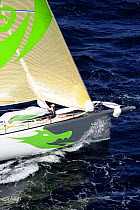 "Green Dragon" during in-port Race 1, Alicante, Spain. Volvo Ocean Race 2008-2009. For EDITORIAL USE only.