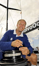"Ericsson 3" helmsman Thomas Johanson, (FIN) in Alicante, Spain, before the start of the 10th Volvo Ocean Race 2008-2009. For EDITORIAL USE only.